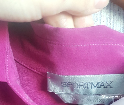 Шелковое платье Sportmax Max Mara, размер М