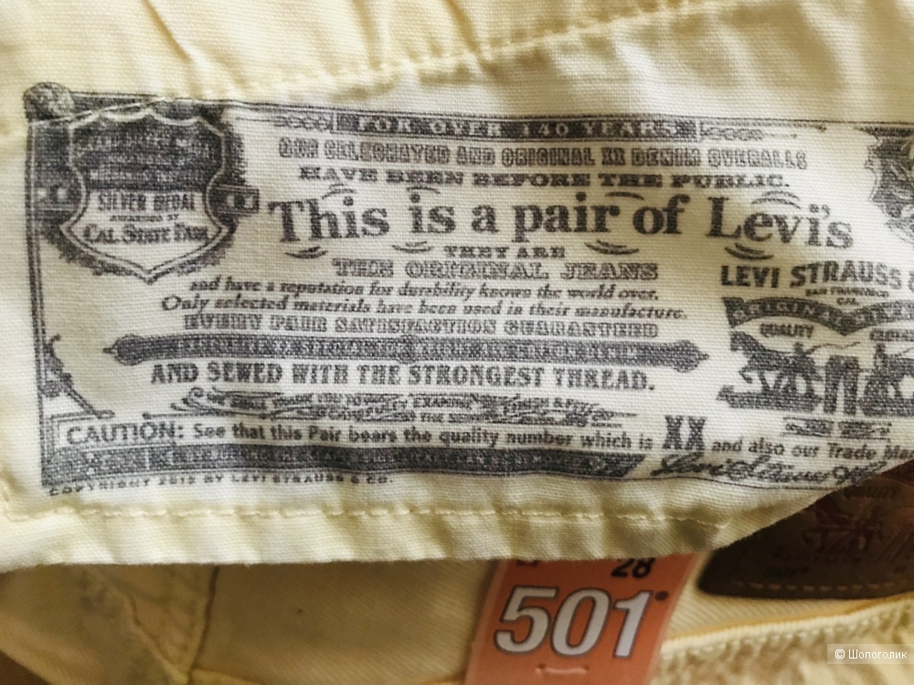 Шорты Levi’s 501 Original 28