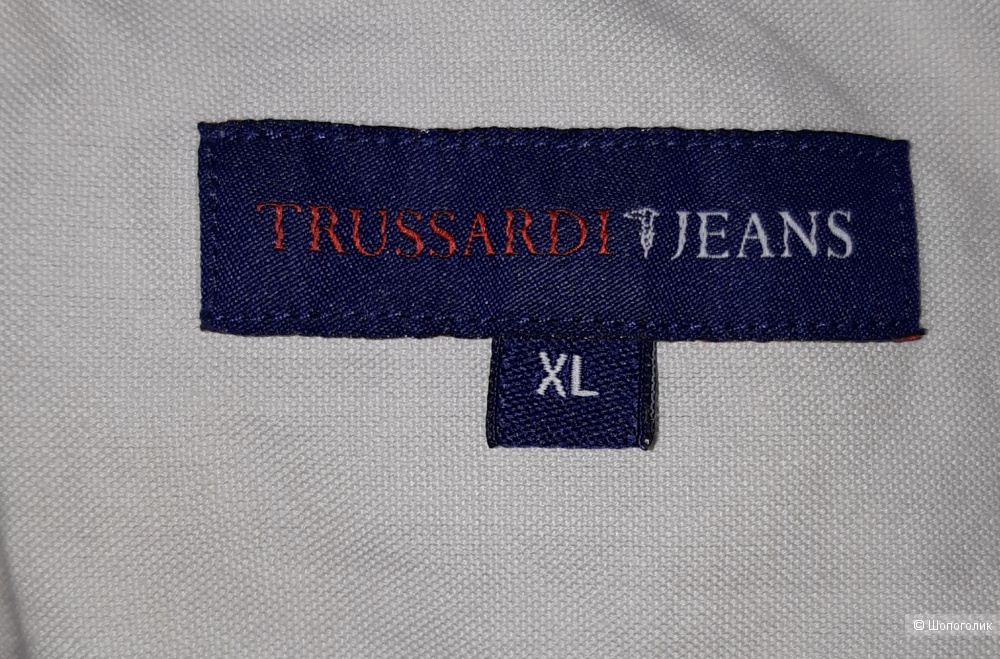 Рубашка мужская trussardi jeans, размер xl