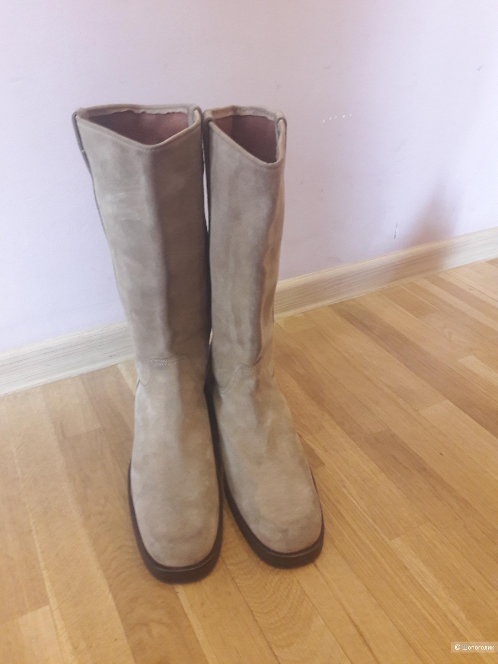 Замшевые сапоги Russel£Bromley 40-41 размера