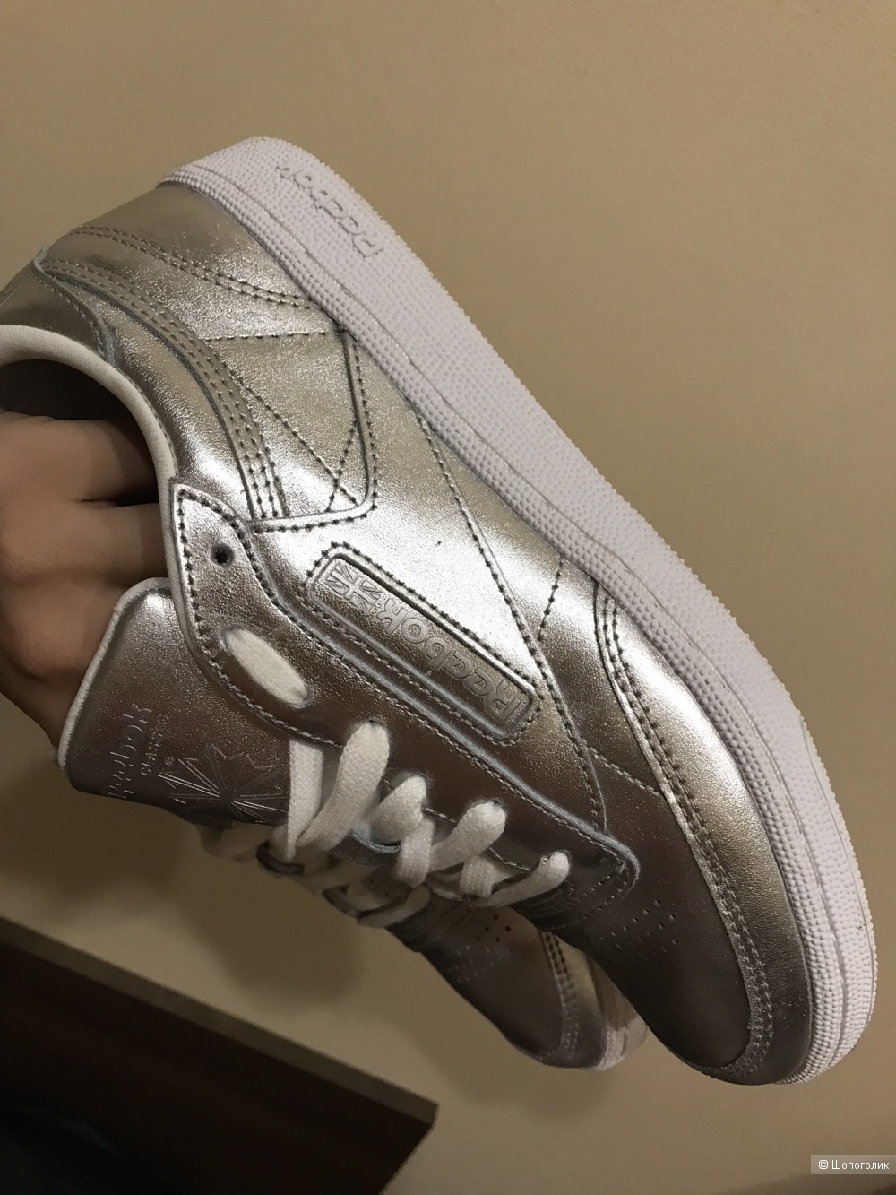 Кроссовки Reebok Club C 85 S shine, размер 37