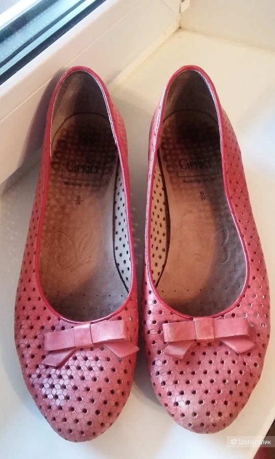 Кожаные туфли Caprice, размер 39