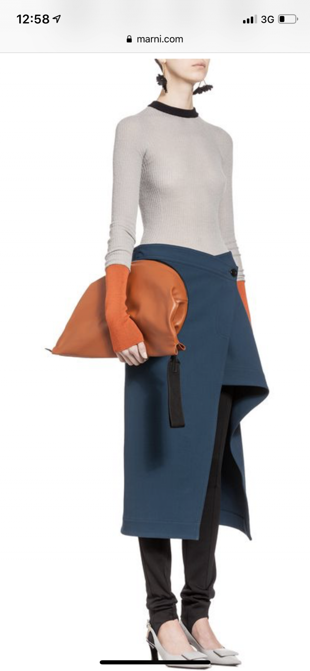 Marni клатч TAMBOURINE ( 43,5 см.* 29,0 см.* 33,5 см)