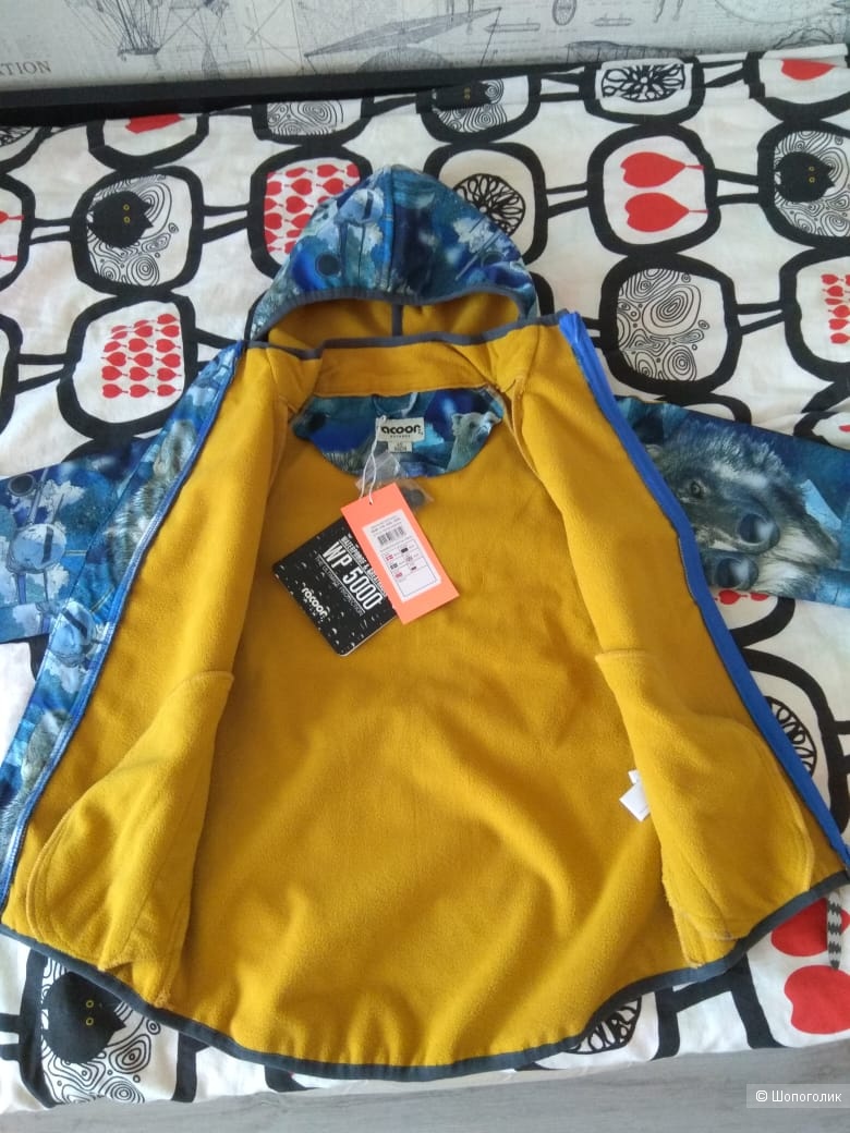 Куртка-ветровка Racoon софтшел, размер 116 (6 лет)