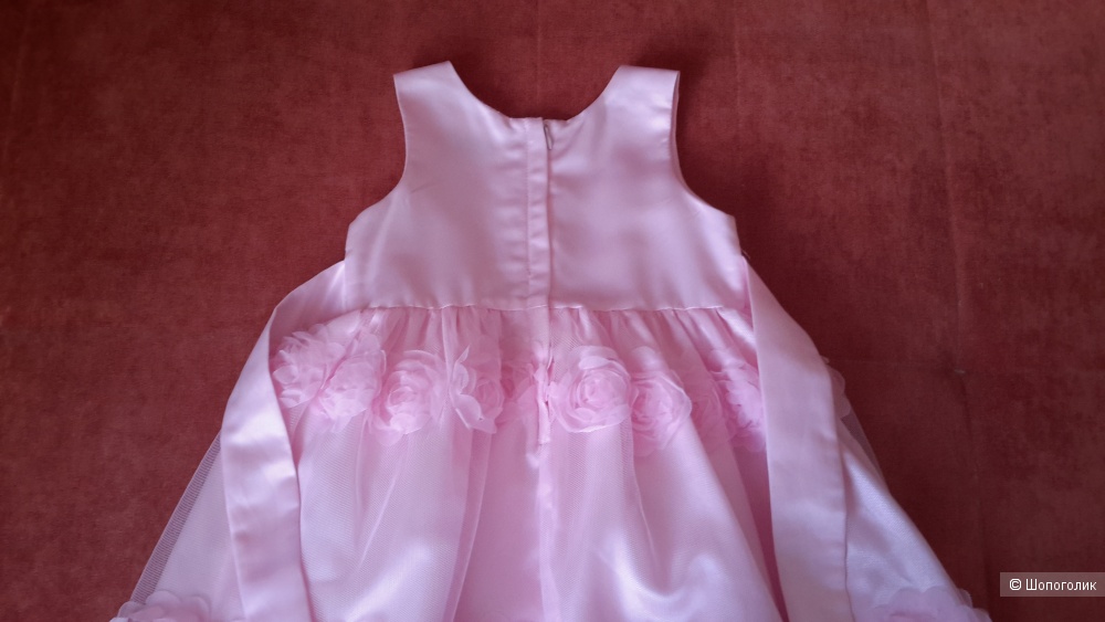 Платье  с накидкой для девочки Baby Go  на рост 80 см