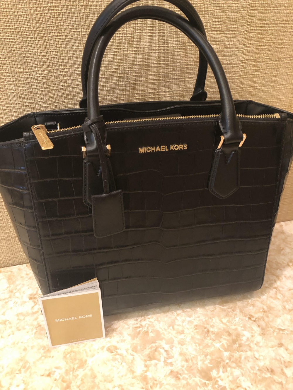 Сумка Michael Kors Mercer Crocodile Effect