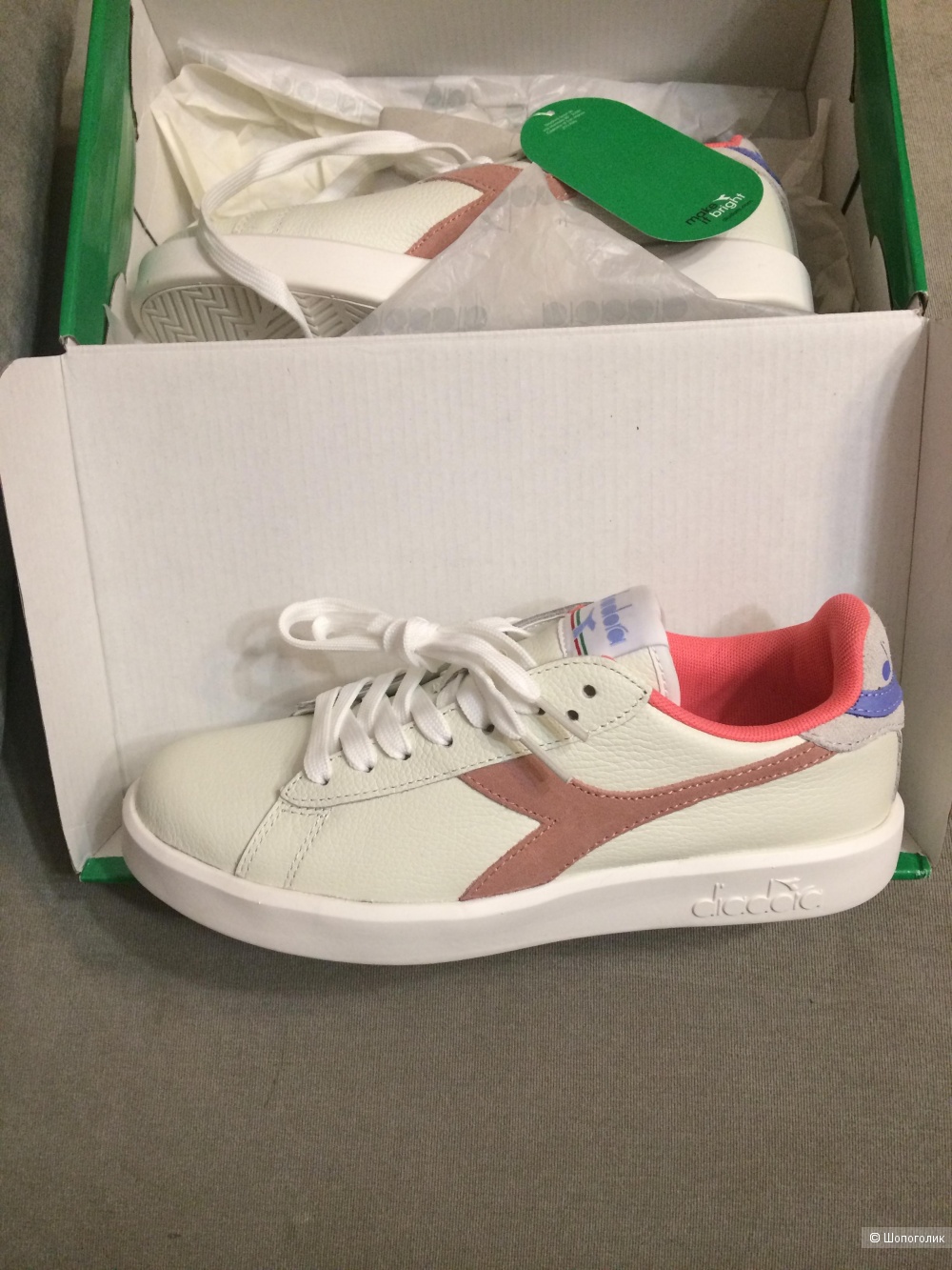 Сникерсы DIADORA кожа, размер 38 новые.