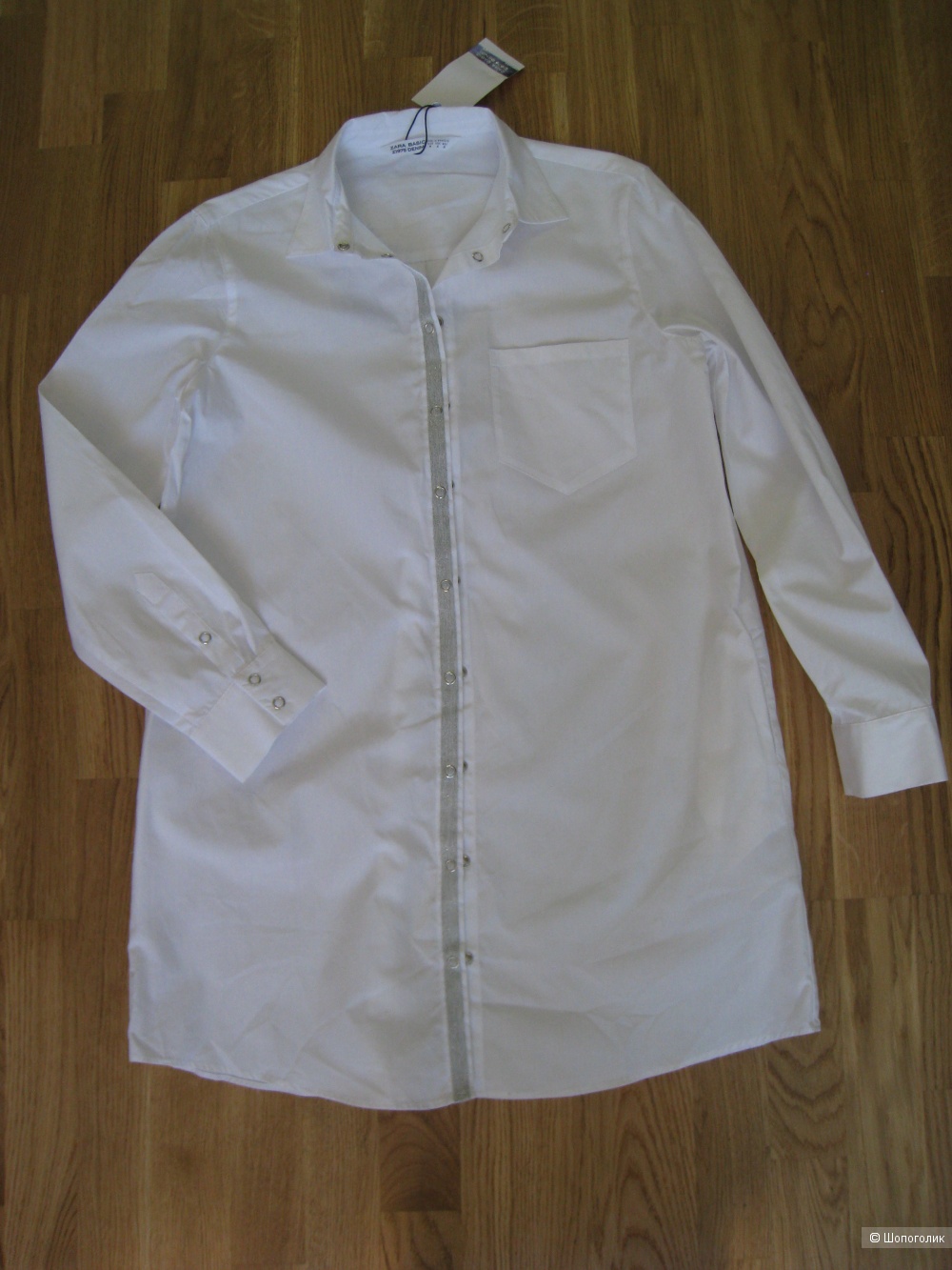 Платье - рубашка Zara Basic Z1975 denim, М