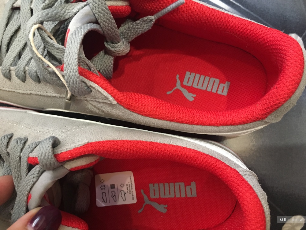 Замшевые кеды PUMA, размер 38.5/5.5UK