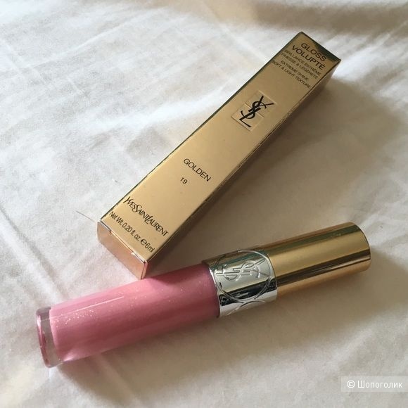 Блеск YSL Gloss Volupte Golden #19, 6мл