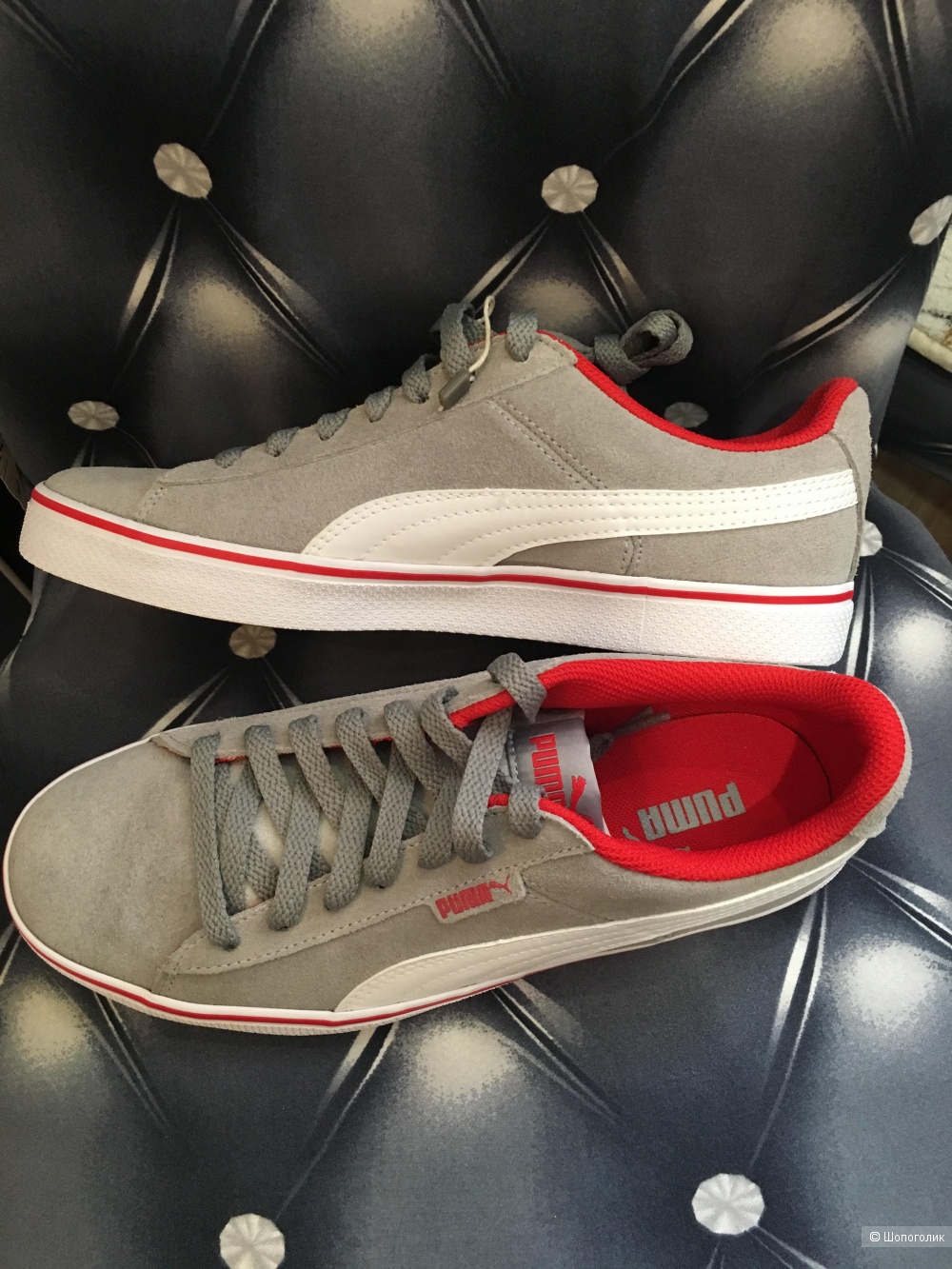 Замшевые кеды PUMA, размер 38.5/5.5UK