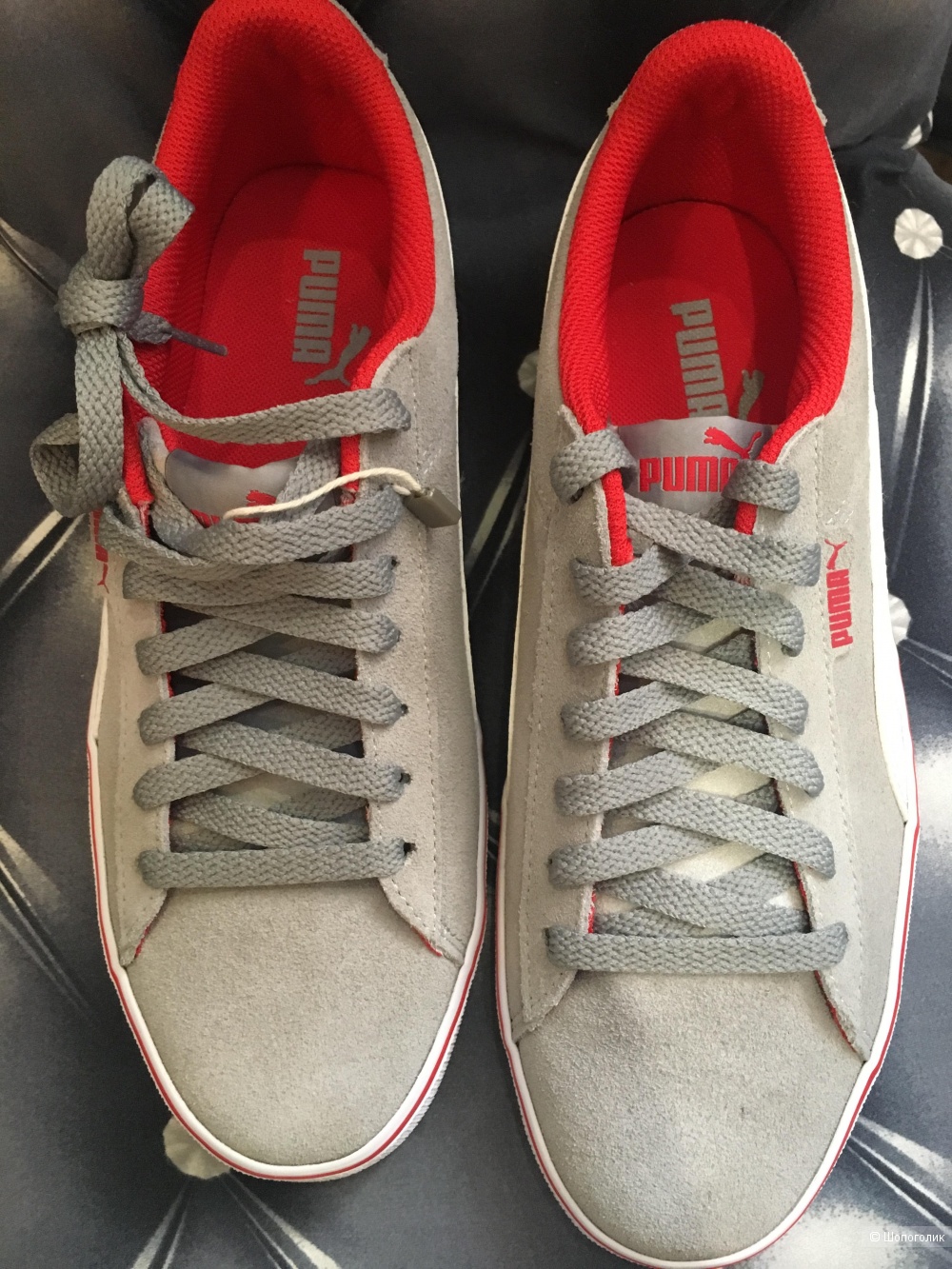 Замшевые кеды PUMA, размер 38.5/5.5UK