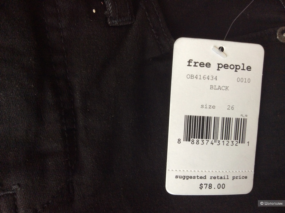 Джинсы Free People, 26 джинсовый размер