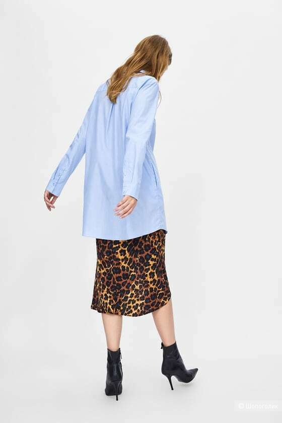 Платье - рубашка Zara Basic Z1975 denim, М