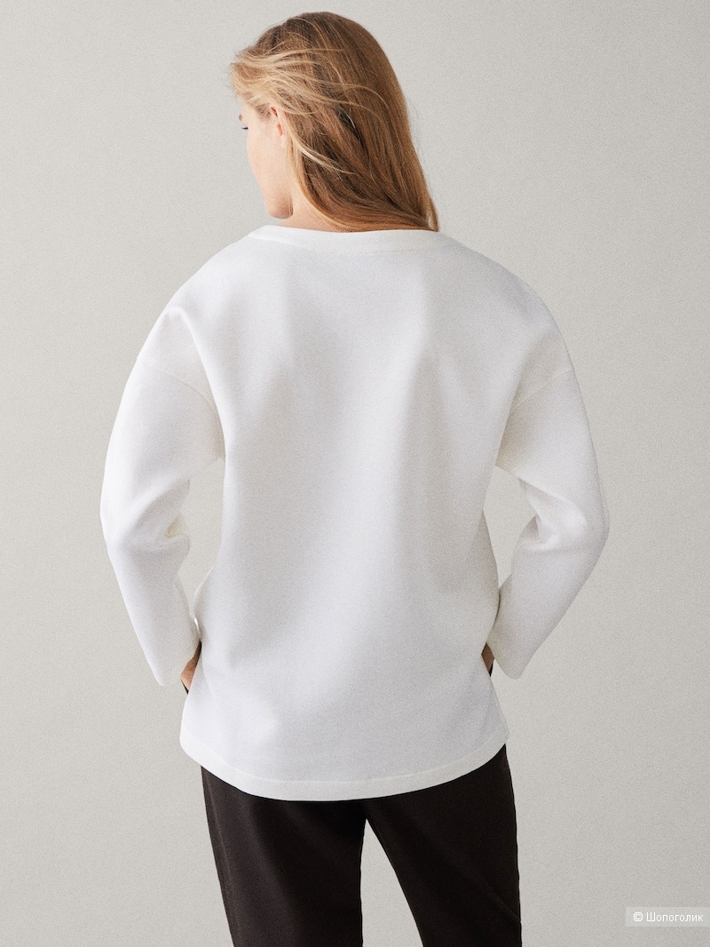 Толстовка из хлопка Massimo Dutti XS-S-M