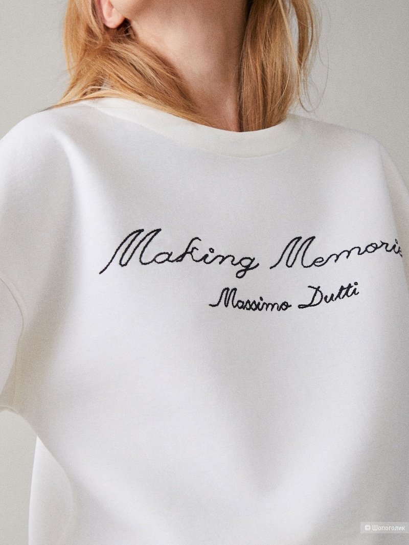 Толстовка из хлопка Massimo Dutti XS-S-M