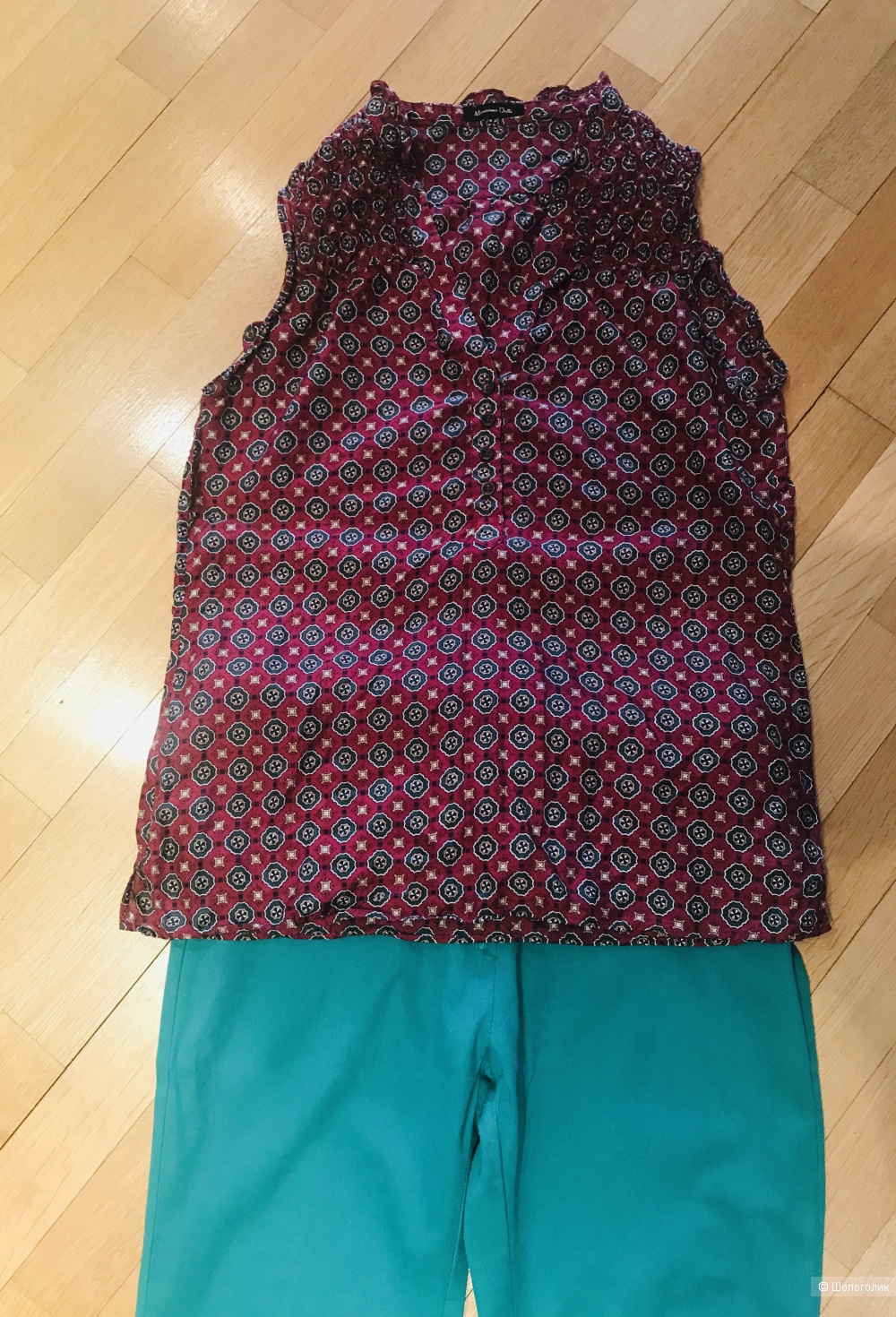 Топ блуза шелковый Massimo Dutti 40 (M, 46)