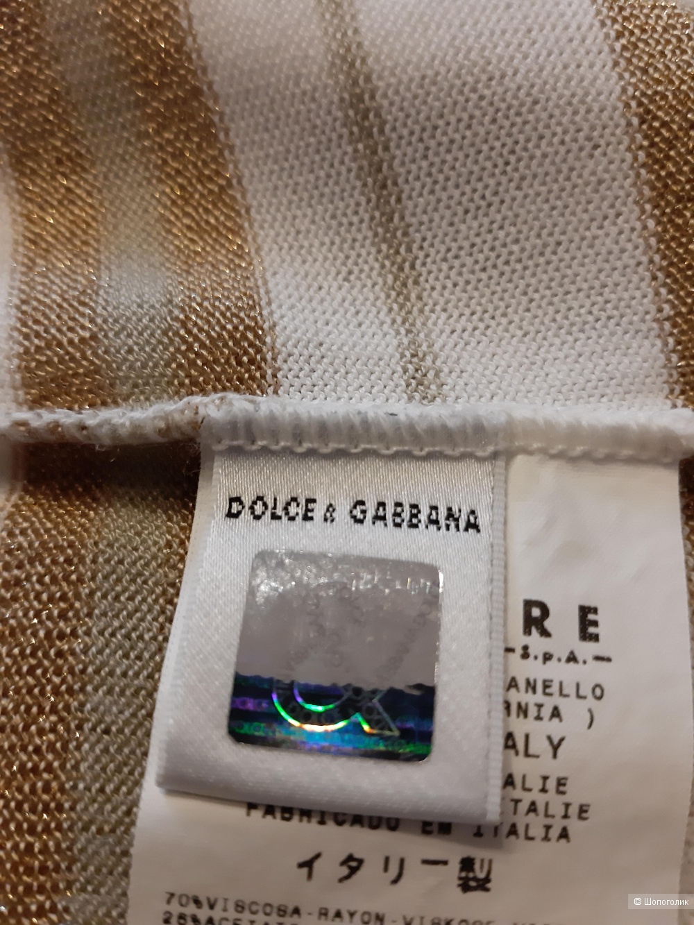 Футболка Dolce & Gabbana , размер европейский 34
