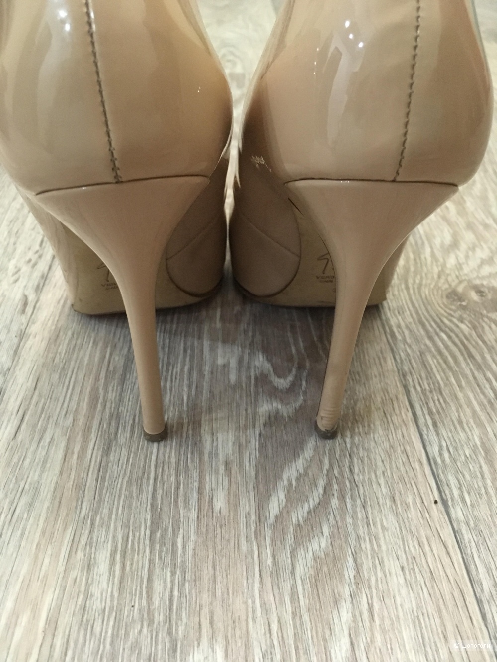 Нюдовые лодочки Giuseppe Zanotti Design 37p