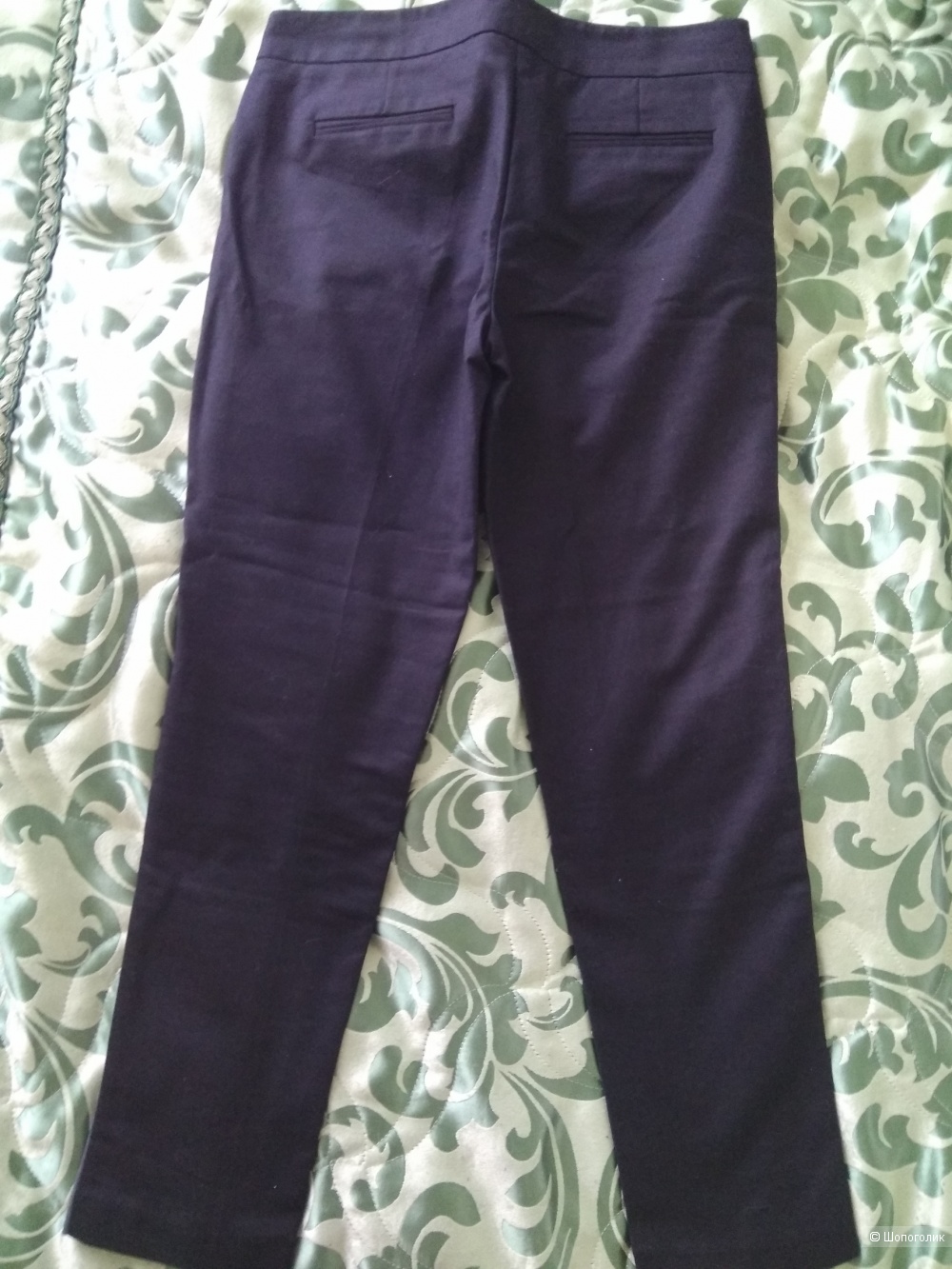 Стильные укороченные двухцветные брюки на размер 42-44 с сайта next.co.uk