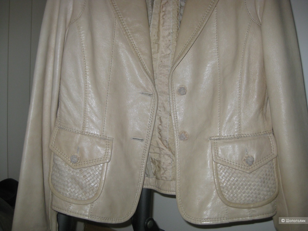 Пиджак кожаный "Helenpell", размер 44-46