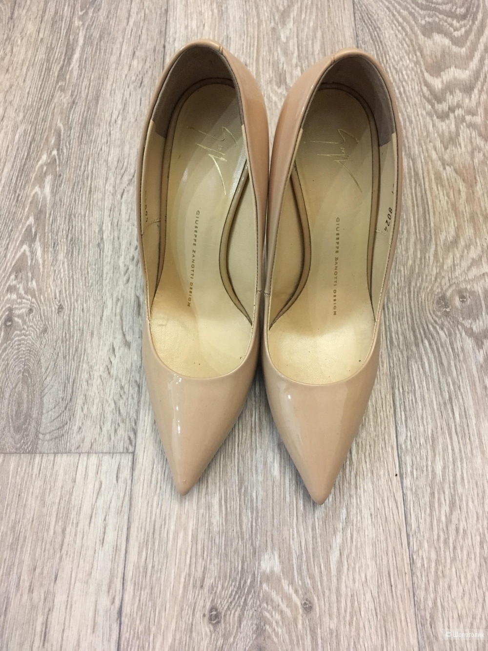 Нюдовые лодочки Giuseppe Zanotti Design 37p