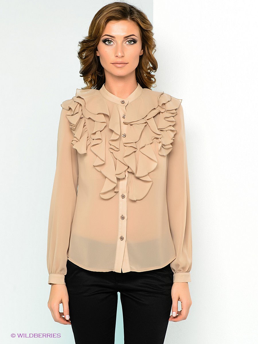 Шелковая блузка Sisley, L