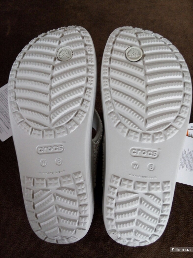 Шлепанцы Crocs размер 38-39 (W8).
