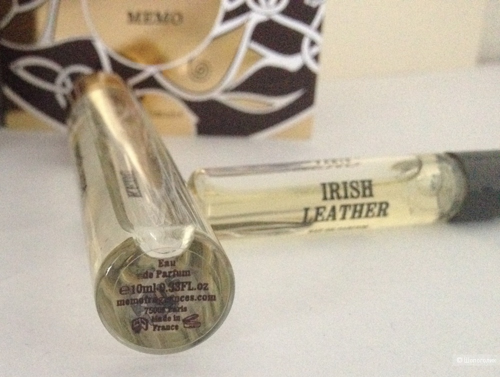 Набор парфюмерии MEMO KEDU 10 мл + MEMO Irish leather 2 мл
