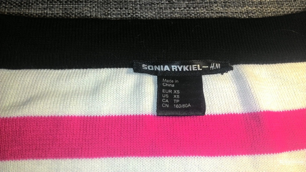 Джемпер хлопковый  Sonia Rykiel for H&M, размер XS