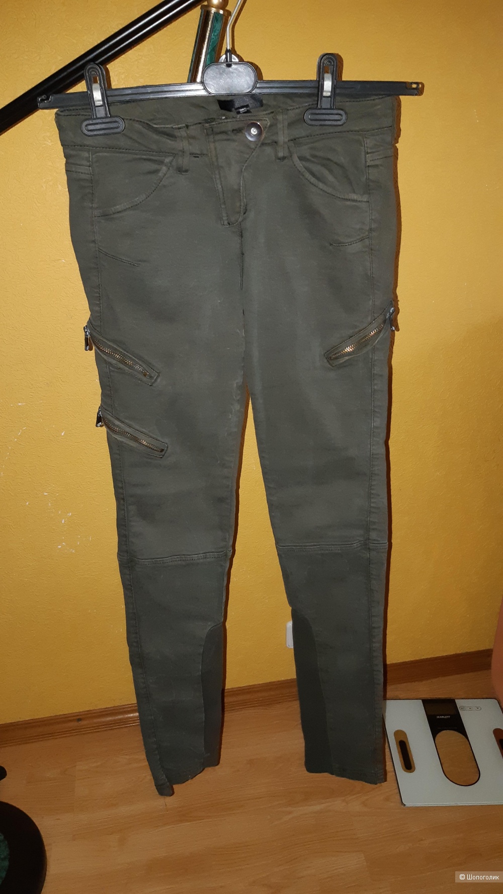Джинсы Topshop хаки 34-36