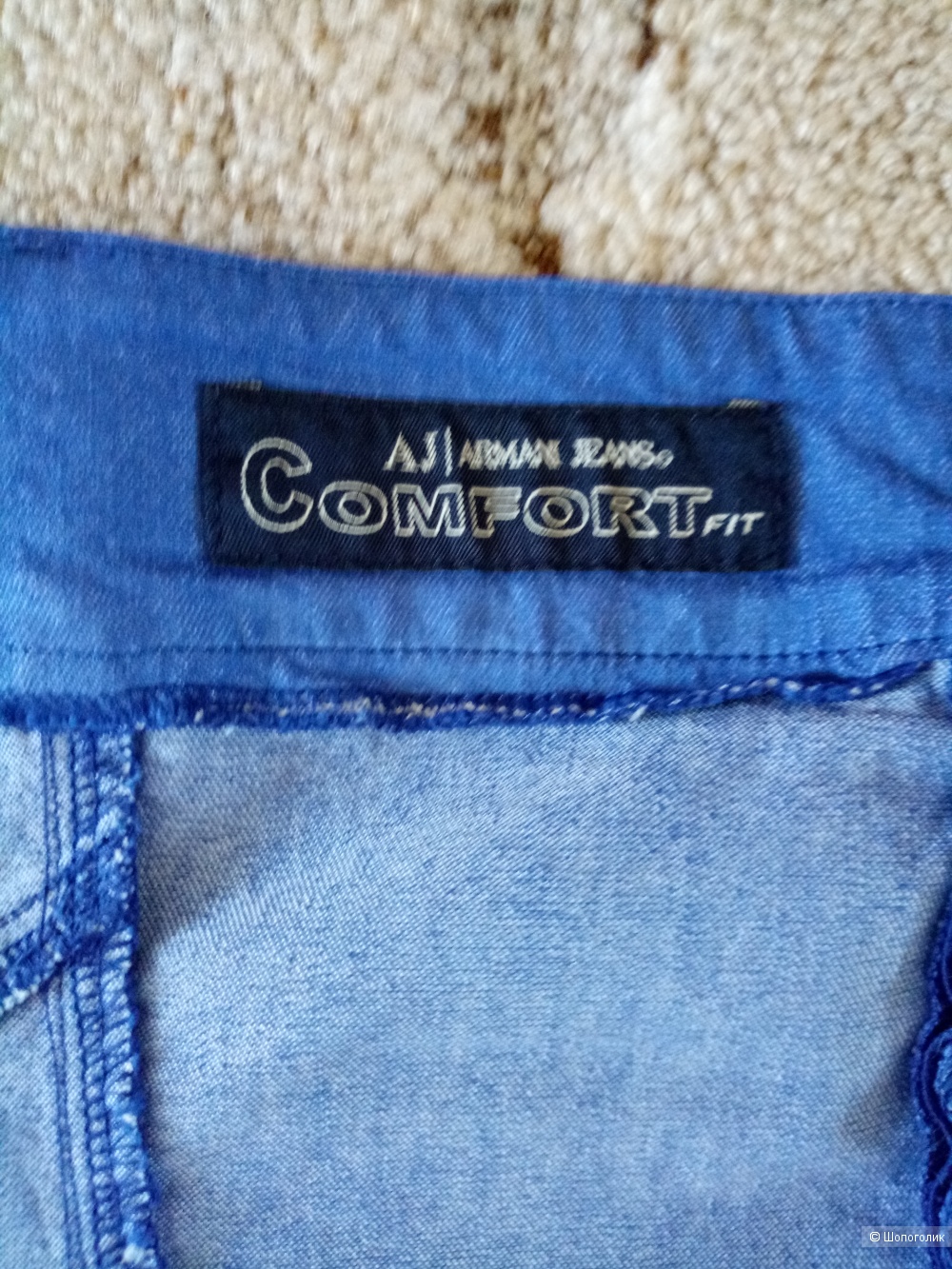 Джинсовый топ Armani jeans, размер 44-46 (рос)