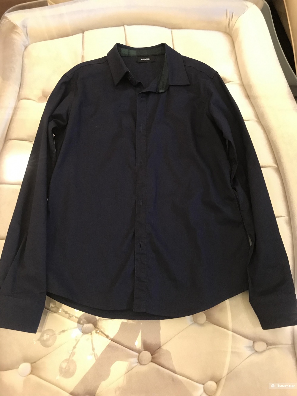 Рубашка для мальчика  Fun&Fun, размер 40