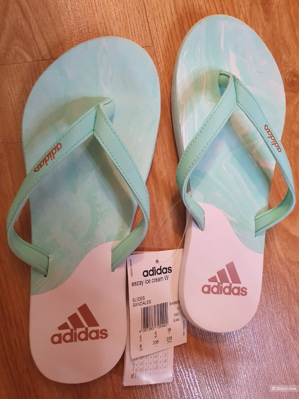 Сланцы adidas,размер 36