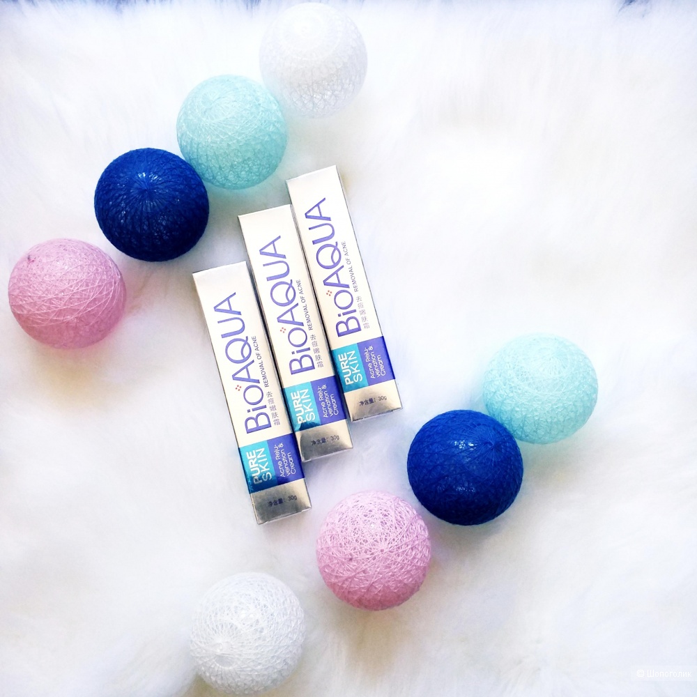Крем для лица BIOAQUA Pure Skin Acne Rejuvenation & Cream анти-акне, от прыщей и воспалений (30г)