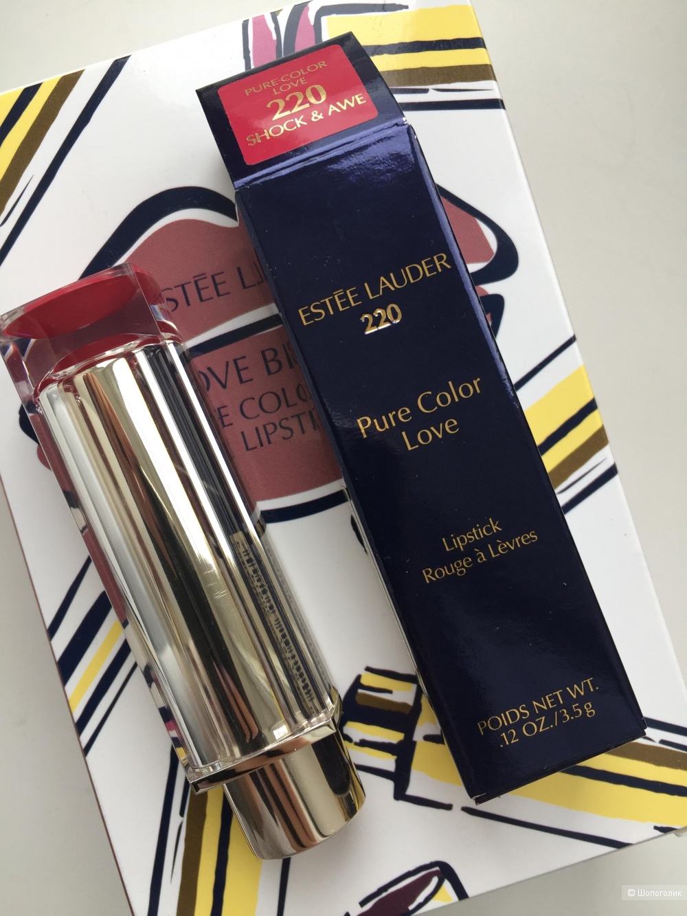 Ультраматовая губная помада Estee Lauder Pure Color Love 220 Shock&Awe