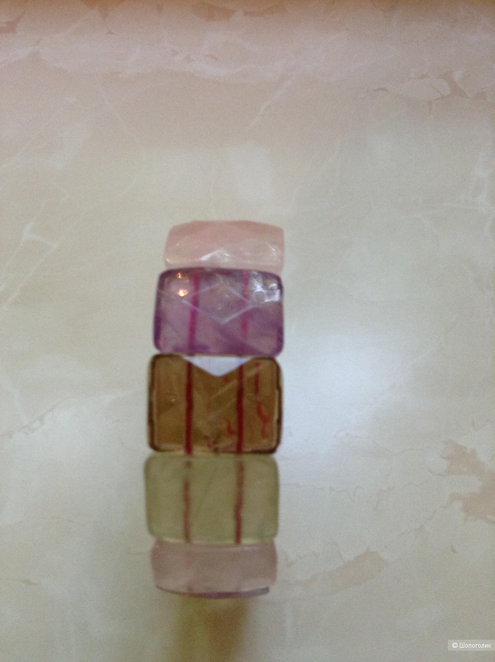 Браслет из натуральных камней-самоцветов, 19 см