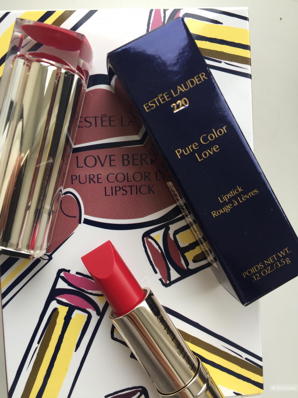 Ультраматовая губная помада Estee Lauder Pure Color Love 220 Shock&Awe