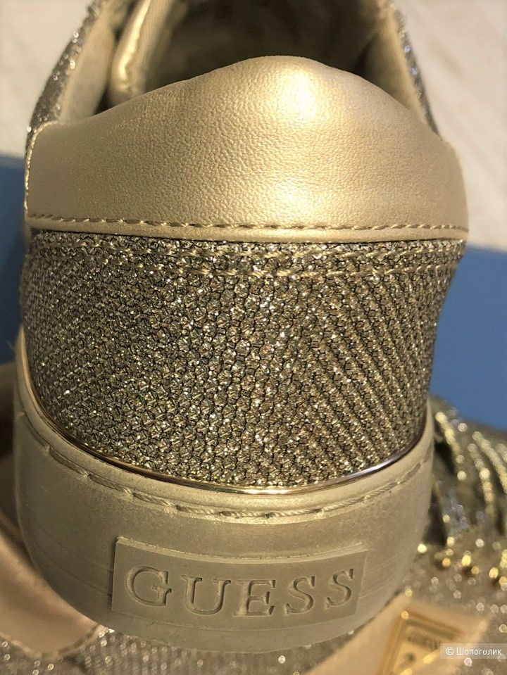 Кеды Guess в золотом цвете. Размер 8