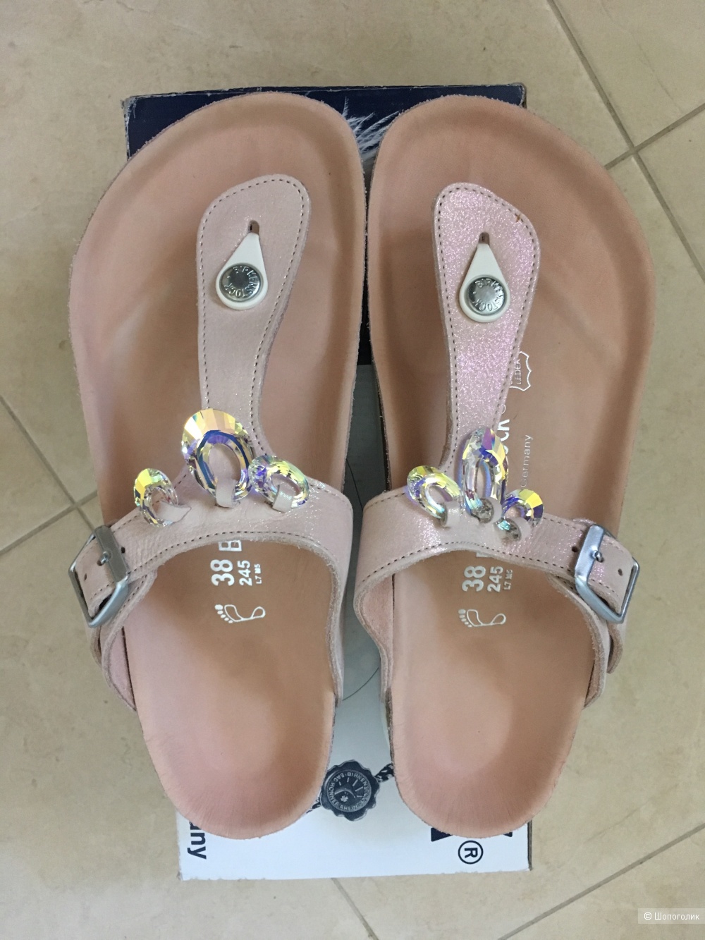 Шлепанцы Birkenstock, 38 р.