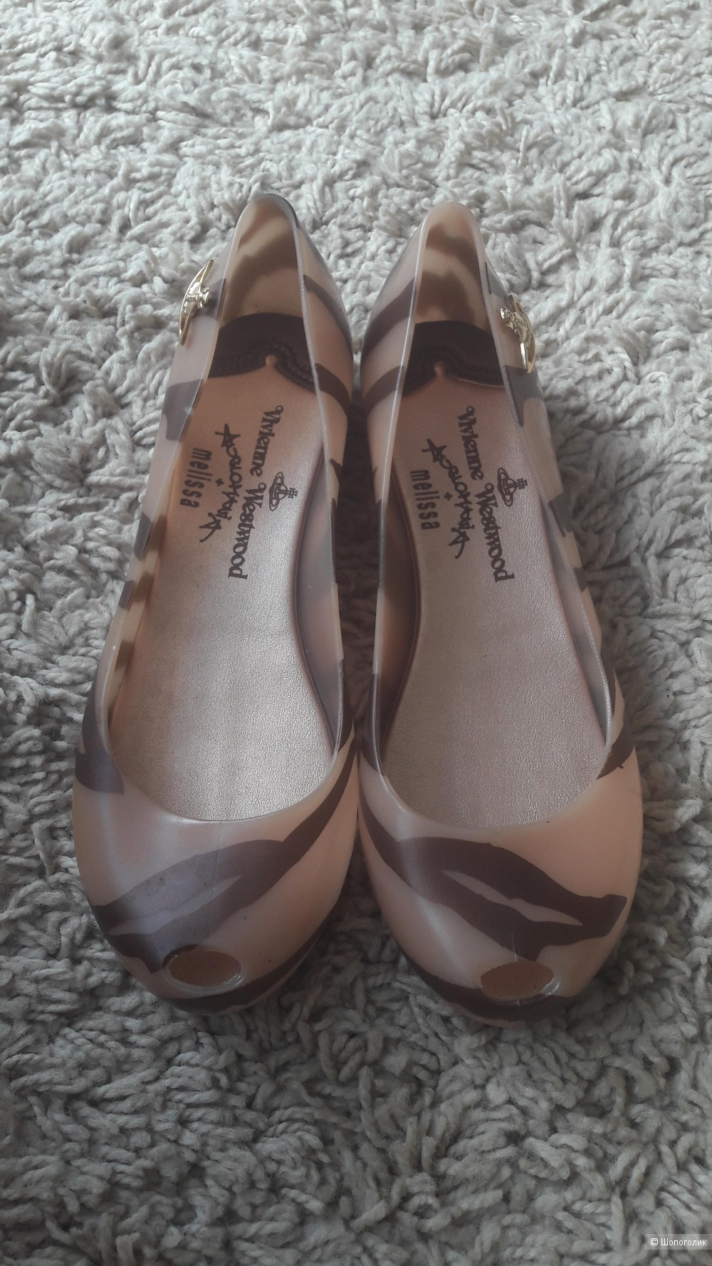 Балетки Vivienne Westwood Anglomania + Melissa, размер 37