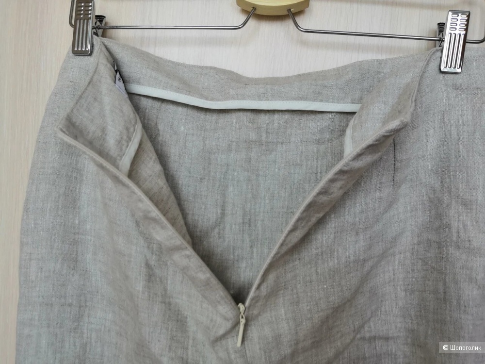 Льняная юбка с запахом Mango UK10 / EUR 38 (44-46 росс)