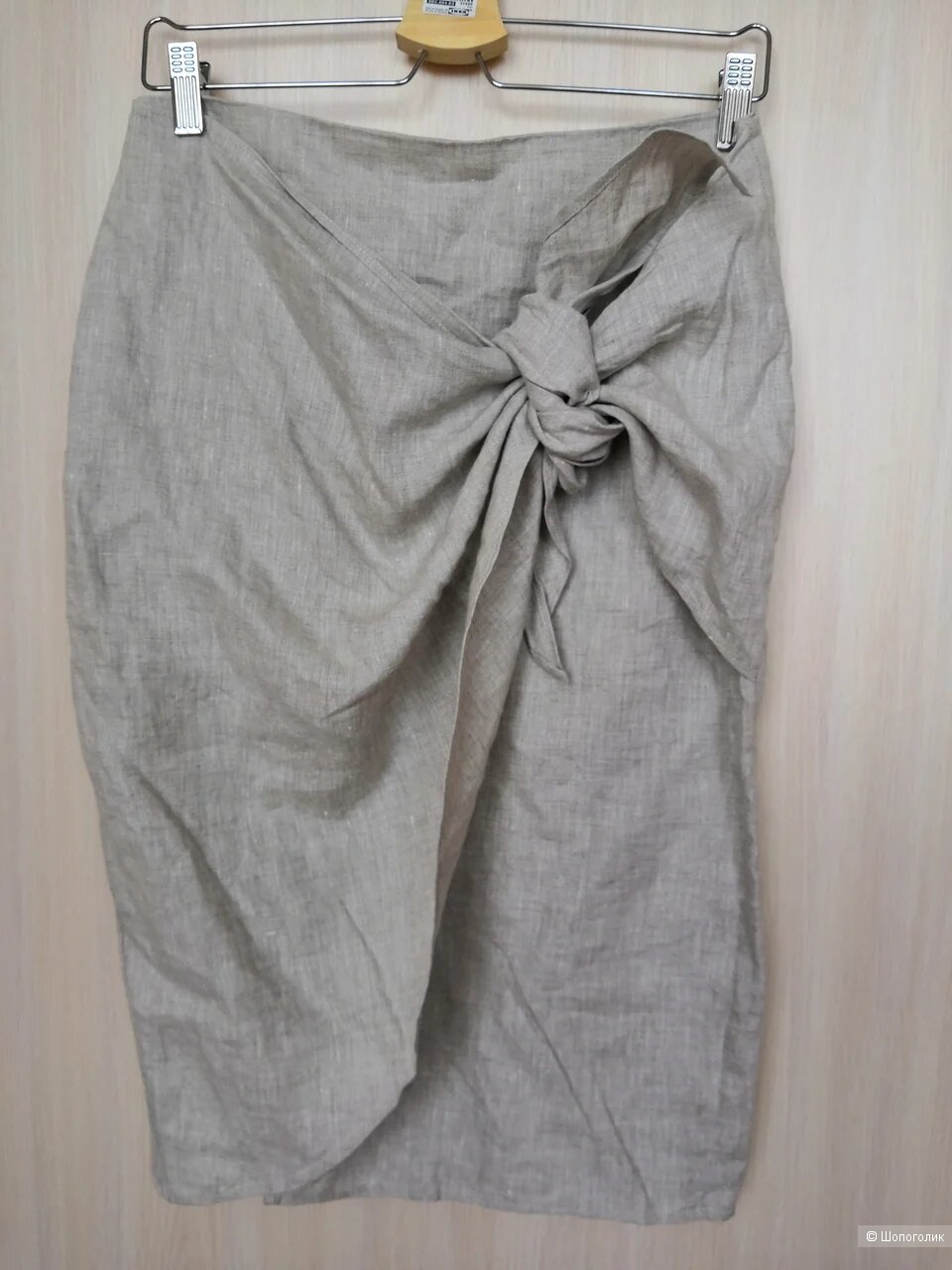 Льняная юбка с запахом Mango UK10 / EUR 38 (44-46 росс)