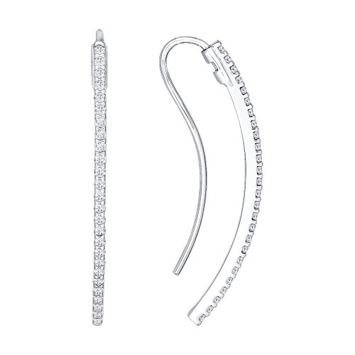 Серьги SOKOLOV серебро 925 фианиты