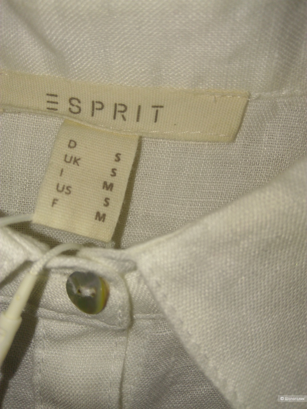 Рубашка Esprit 100% лен размер S-M