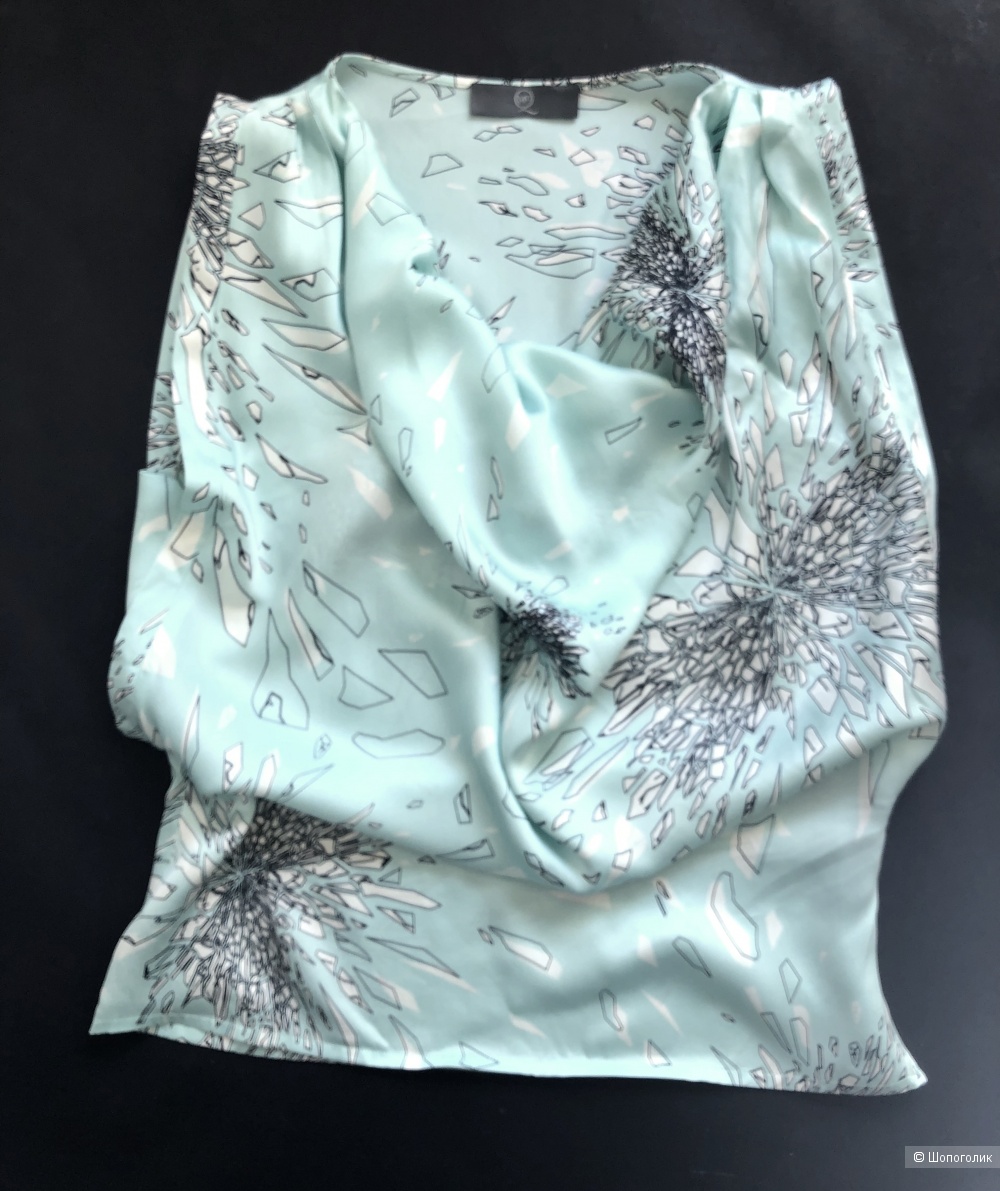 Alexander McQueen Печатный шелк Топ