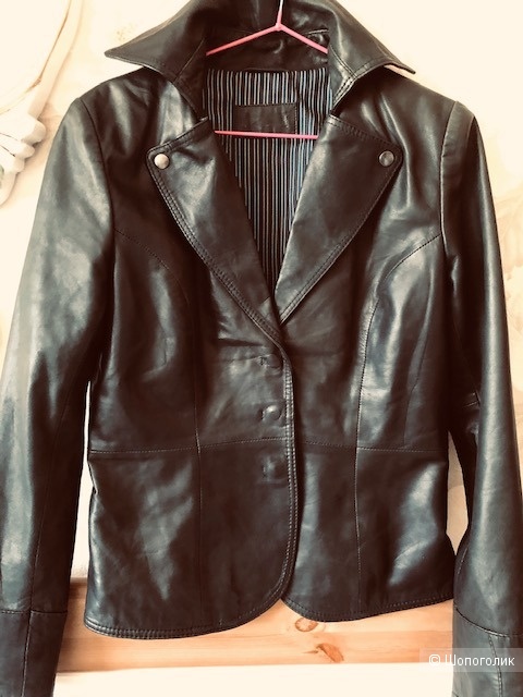 Кожаная куртка no name,M-L
