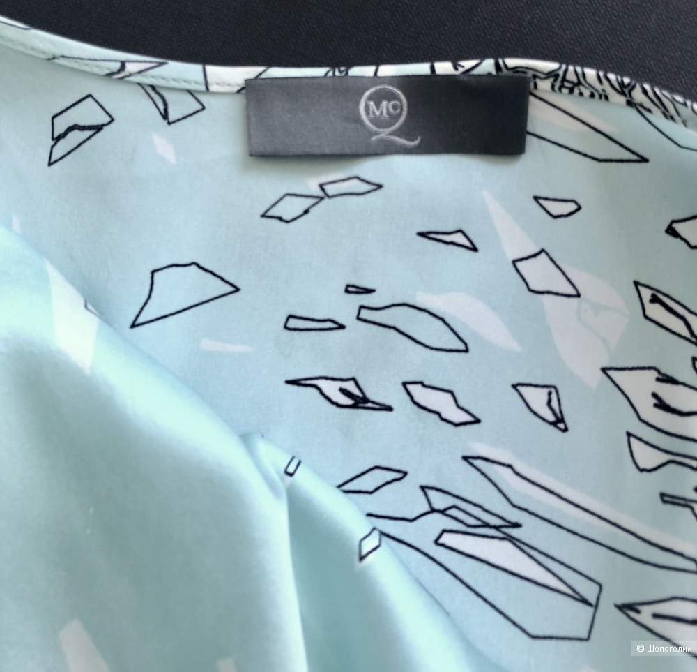 Alexander McQueen Печатный шелк Топ