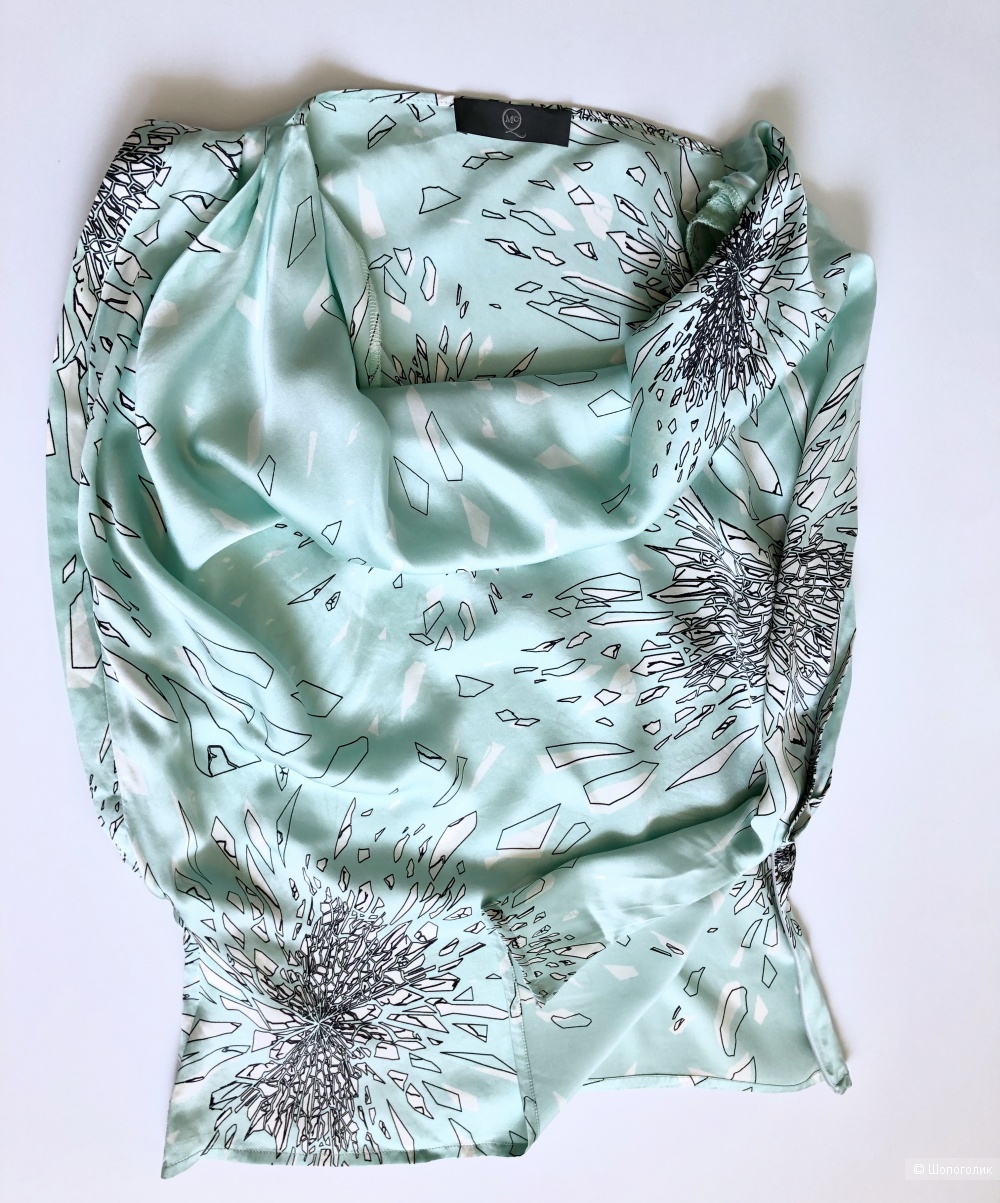 Alexander McQueen Печатный шелк Топ