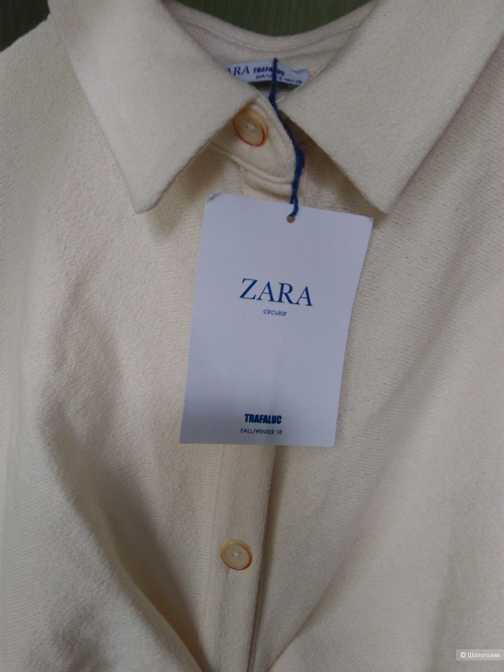 Платье-рубашка ZARA размер S-M